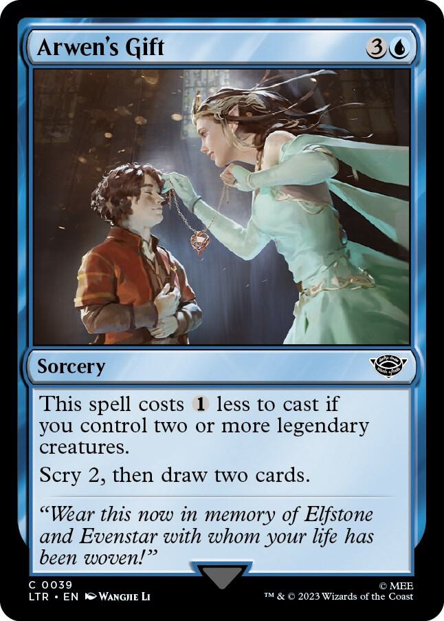 Arwen's Gift 39 card from Universes Beyond: The Lord of the Rings: Tales of Middle-earth