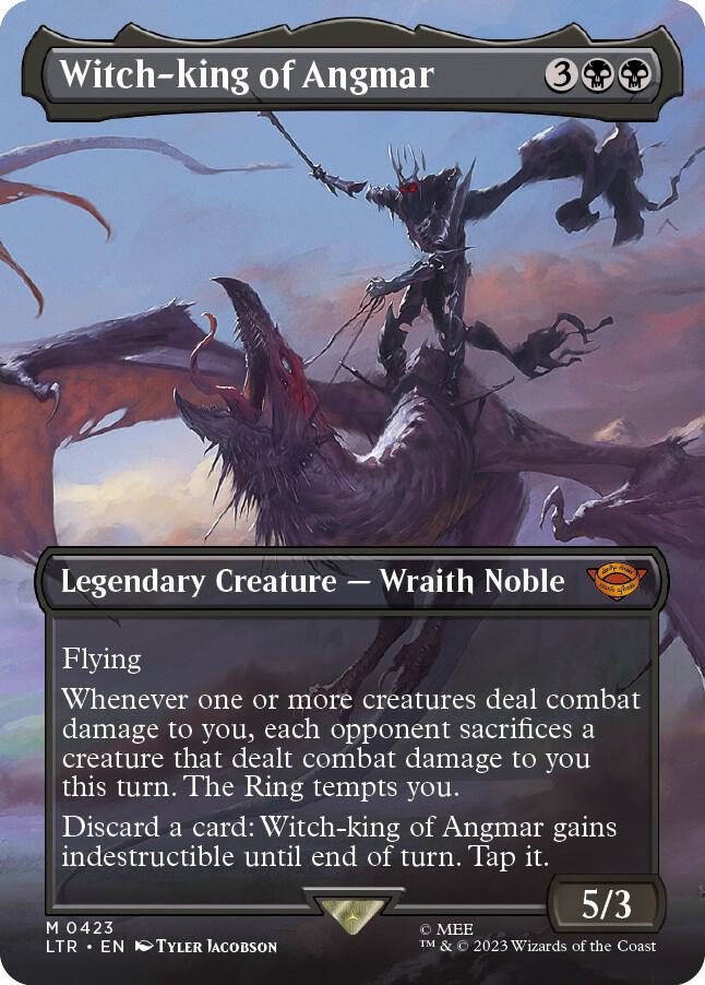 Witch-king of Angmar (Borderless) 423 card from Universes Beyond: The Lord of the Rings: Tales of Middle-earth