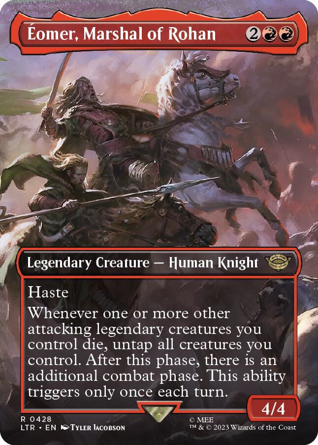 Eomer, Marshal of Rohan (Borderless) 428 card from Universes Beyond: The Lord of the Rings: Tales of Middle-earth