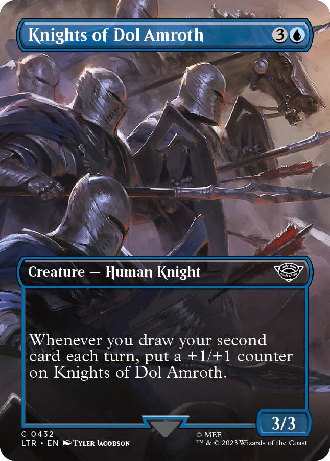 Knights of Dol Amroth (Borderless) 432 card from Universes Beyond: The Lord of the Rings: Tales of Middle-earth