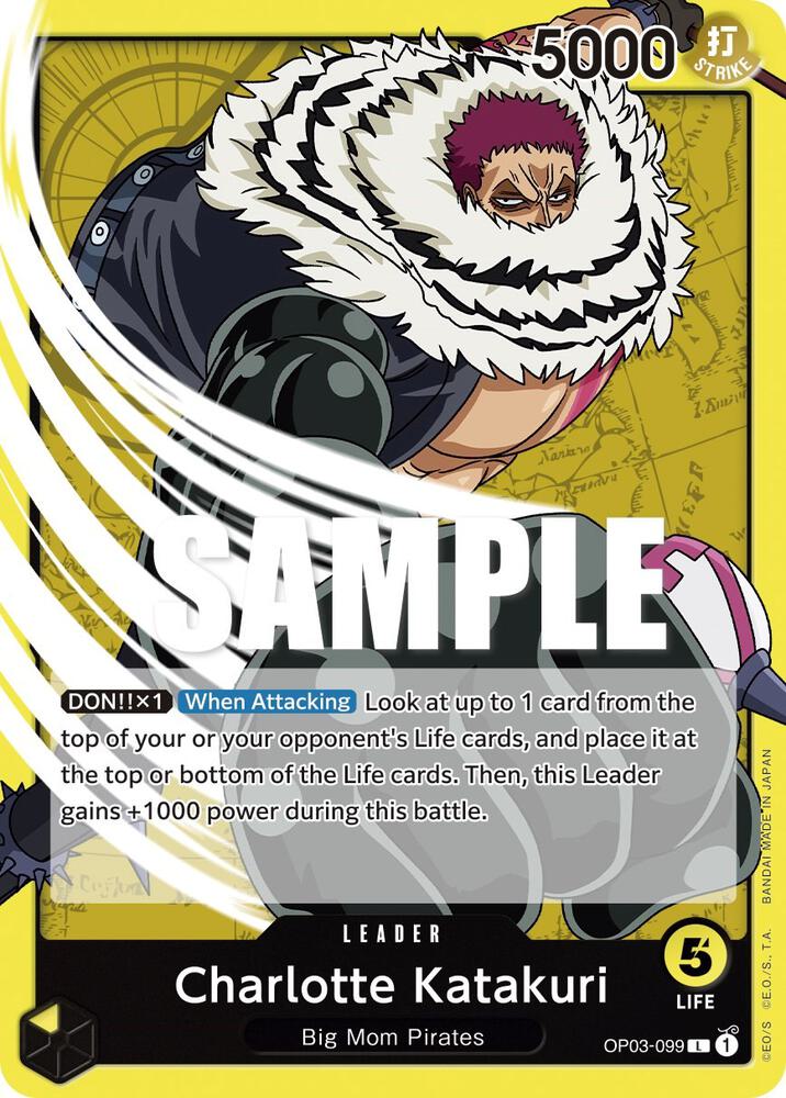 Charlotte Katakuri OP03-099 card from Pillars of Strength