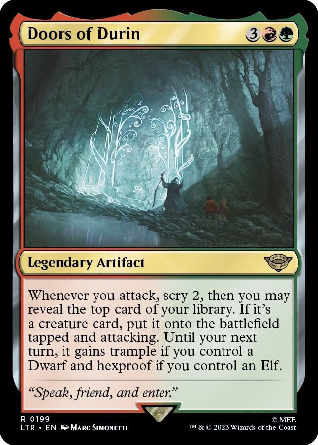 Doors of Durin 199 card from Universes Beyond: The Lord of the Rings: Tales of Middle-earth