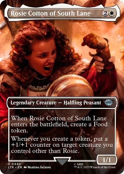 Rosie Cotton of South Lane (Borderless) 440 card from Universes Beyond: The Lord of the Rings: Tales of Middle-earth