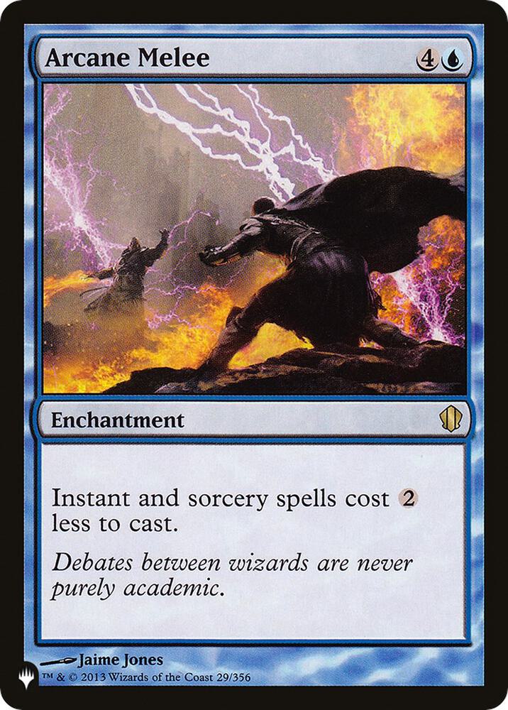 Arcane Melee 29/356 card from The List Reprints