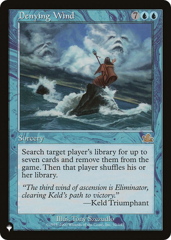 Denying Wind 32/143 card from The List Reprints