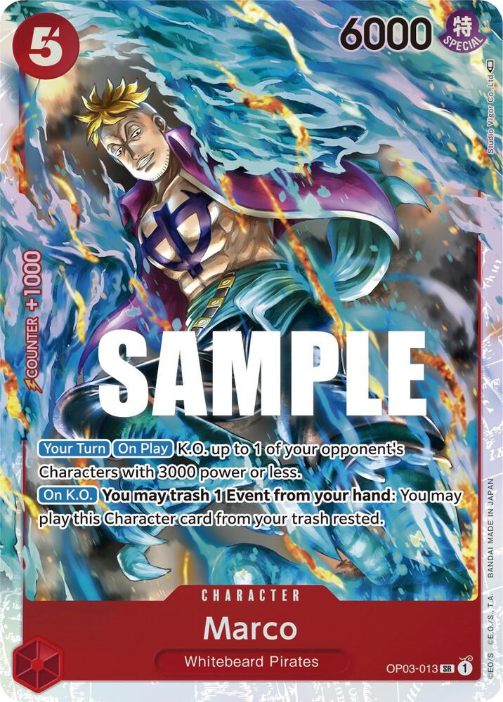 Marco OP03-013 card from Pillars of Strength