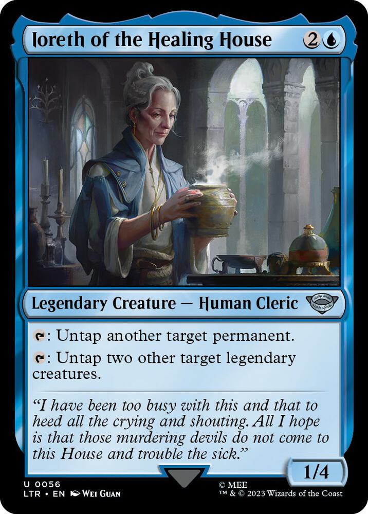 Ioreth of the Healing House 56 card from Universes Beyond: The Lord of the Rings: Tales of Middle-earth