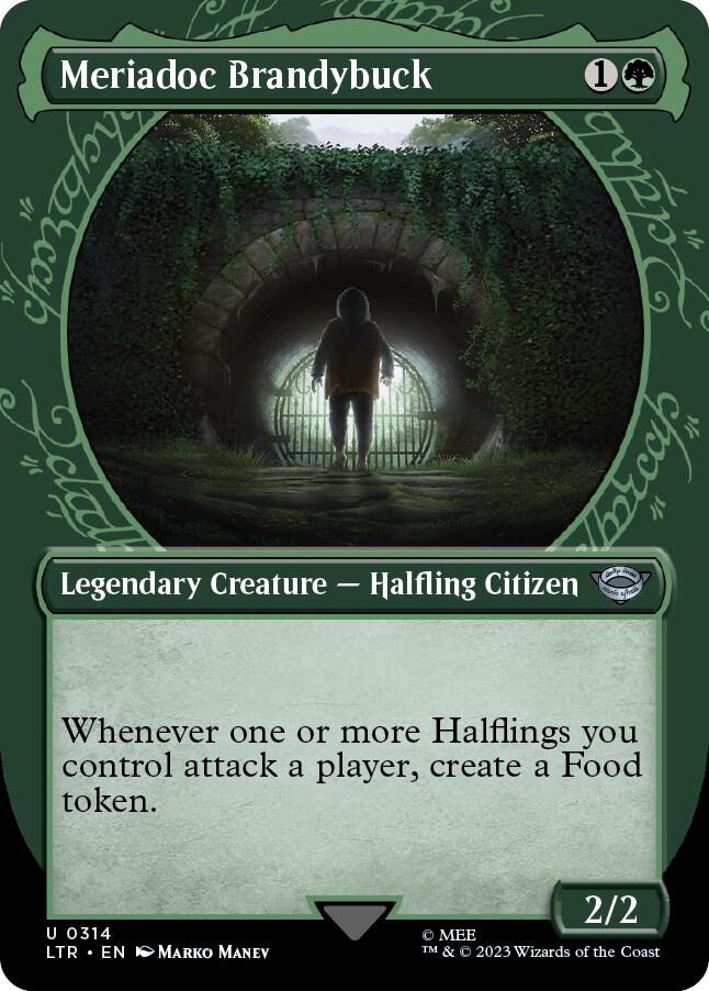 Meriadoc Brandybuck (Showcase) 314 card from Universes Beyond: The Lord of the Rings: Tales of Middle-earth