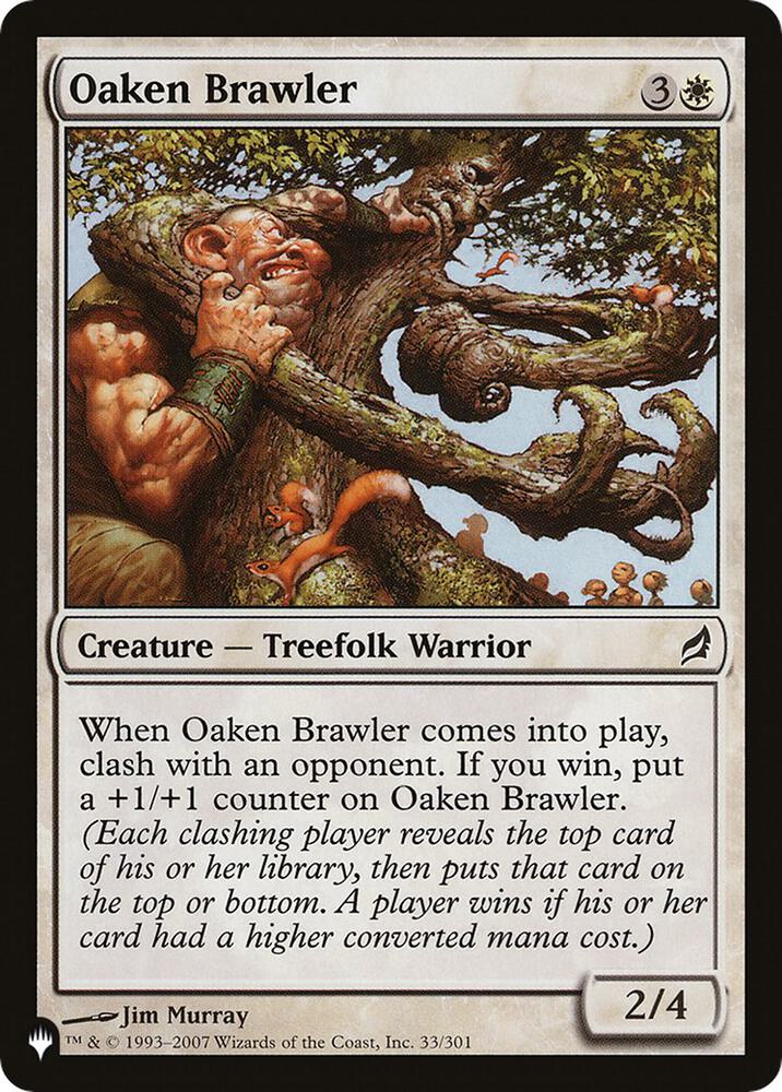 Oaken Brawler 33/301 card from The List Reprints