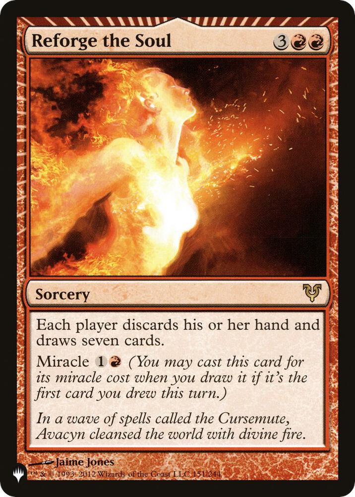 Reforge the Soul 151/244 card from The List Reprints