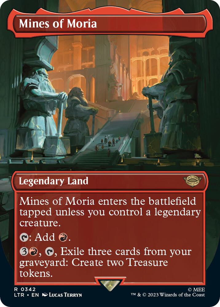 Mines of Moria (Borderless) 342 card from Universes Beyond: The Lord of the Rings: Tales of Middle-earth