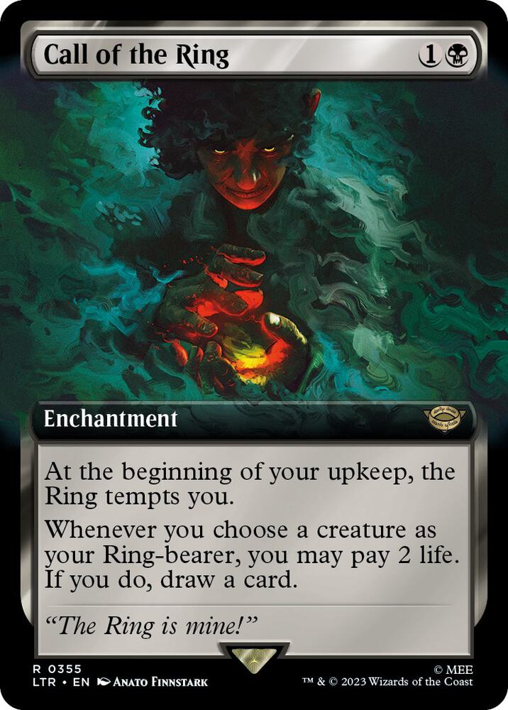 Call of the Ring (Extended Art) 355 card from Universes Beyond: The Lord of the Rings: Tales of Middle-earth