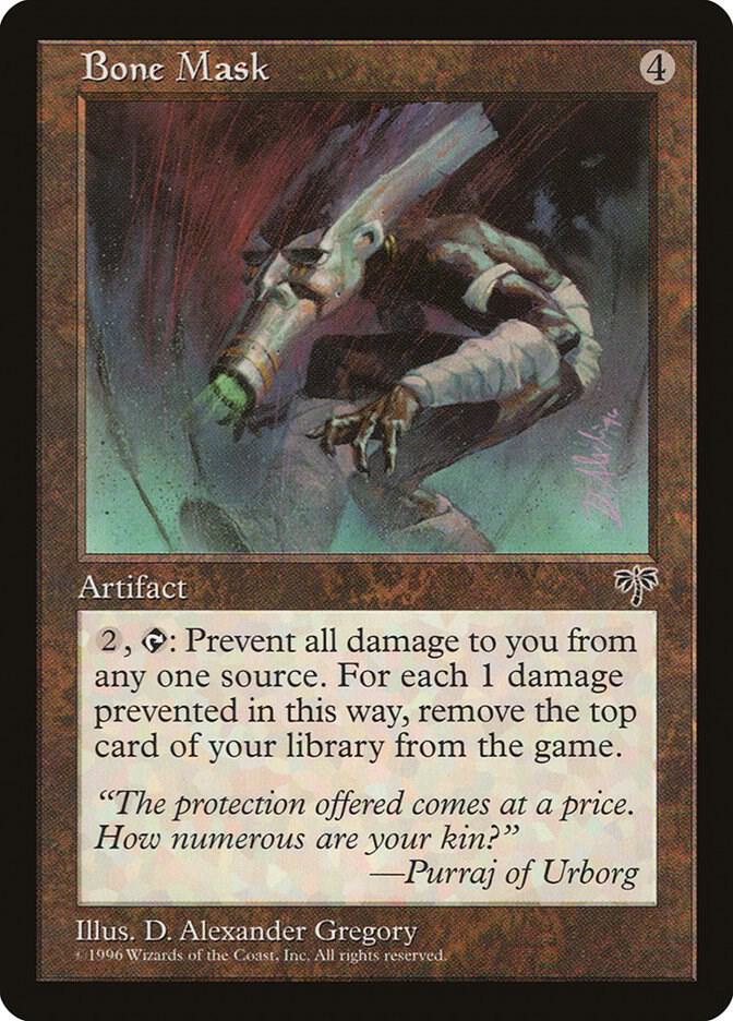 Bone Mask card from Mirage