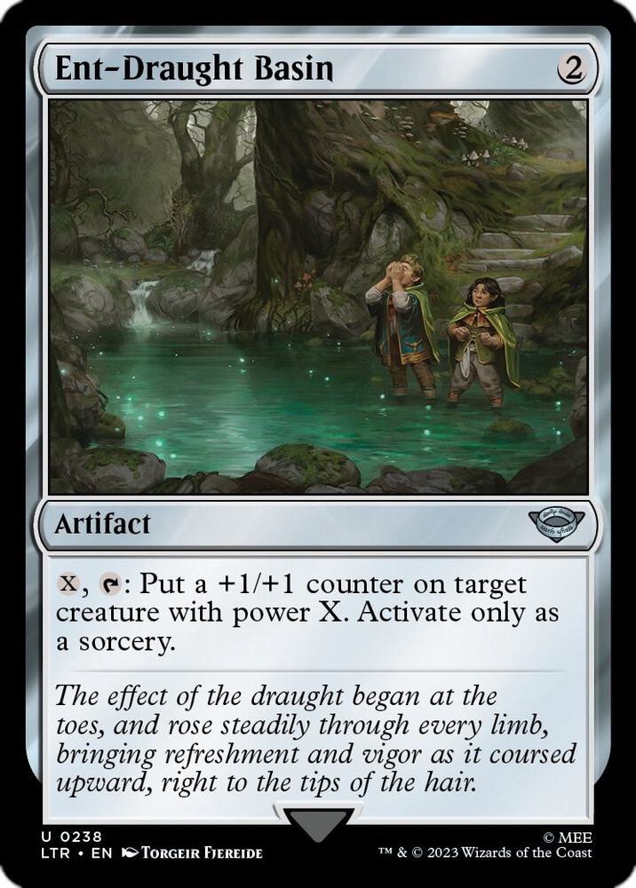 Ent-Draught Basin 238 card from Universes Beyond: The Lord of the Rings: Tales of Middle-earth