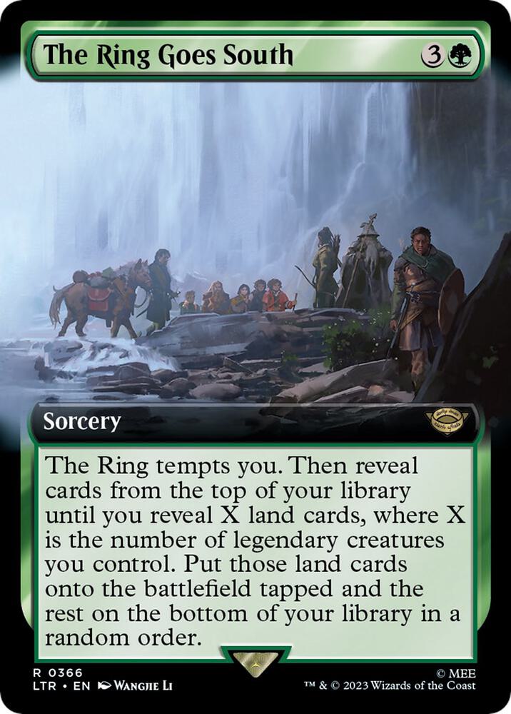 The Ring Goes South (Extended Art) 366 card from Universes Beyond: The Lord of the Rings: Tales of Middle-earth