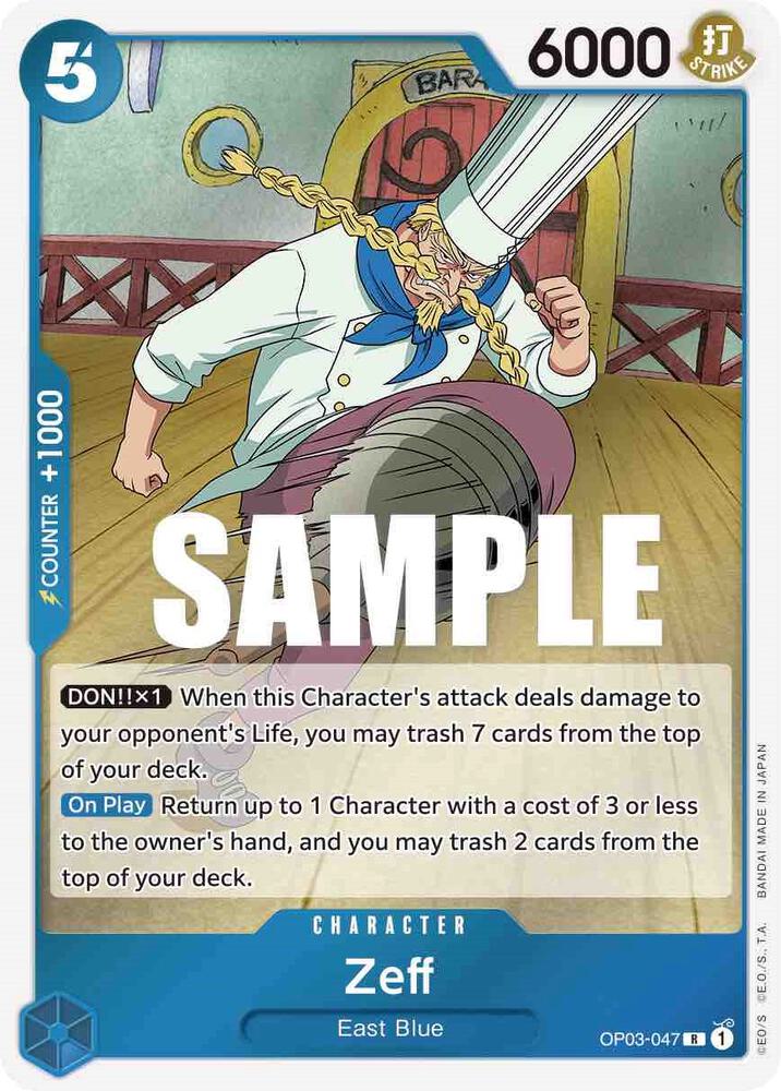 Zeff OP03-047 card from Pillars of Strength