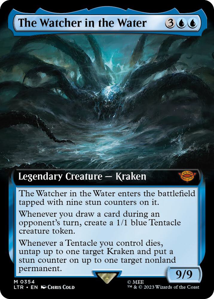 The Watcher in the Water (Extended Art) 354 card from Universes Beyond: The Lord of the Rings: Tales of Middle-earth