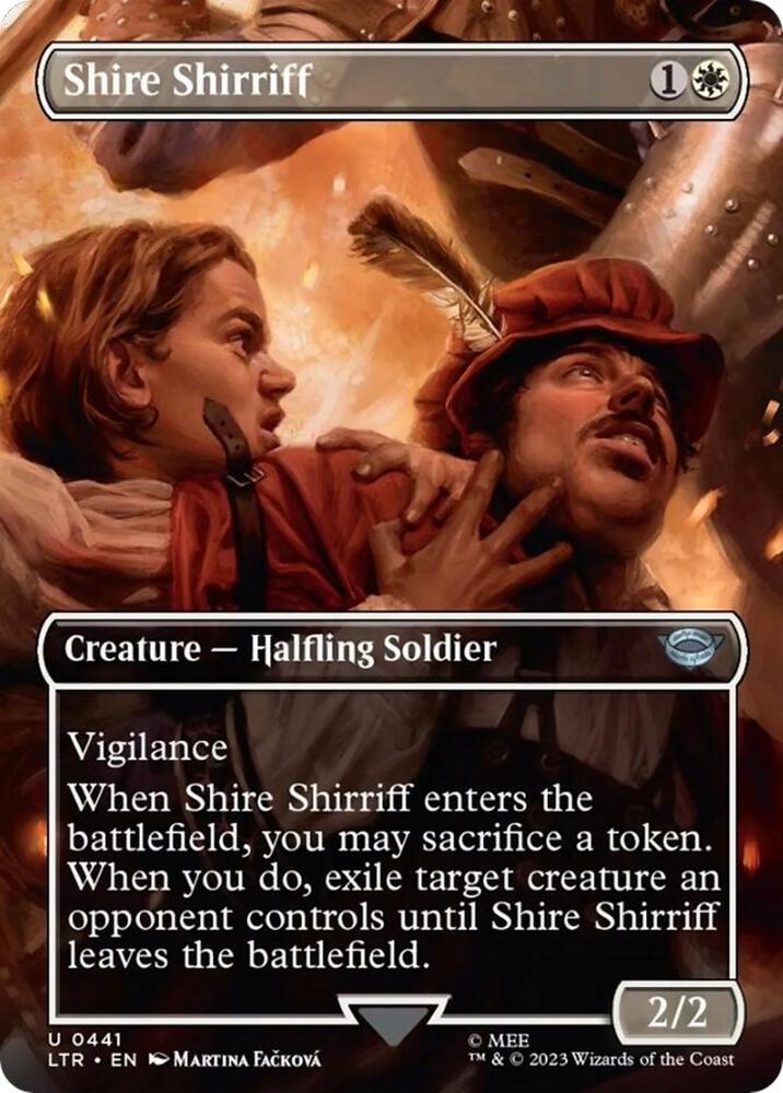 Shire Shirriff (Borderless) 441 card from Universes Beyond: The Lord of the Rings: Tales of Middle-earth