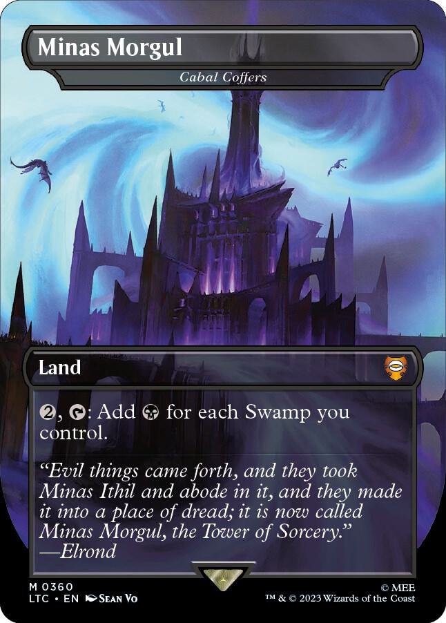 Minas Morgul - Cabal Coffers (Borderless) 360 card from Commander: The Lord of the Rings: Tales of Middle-earth