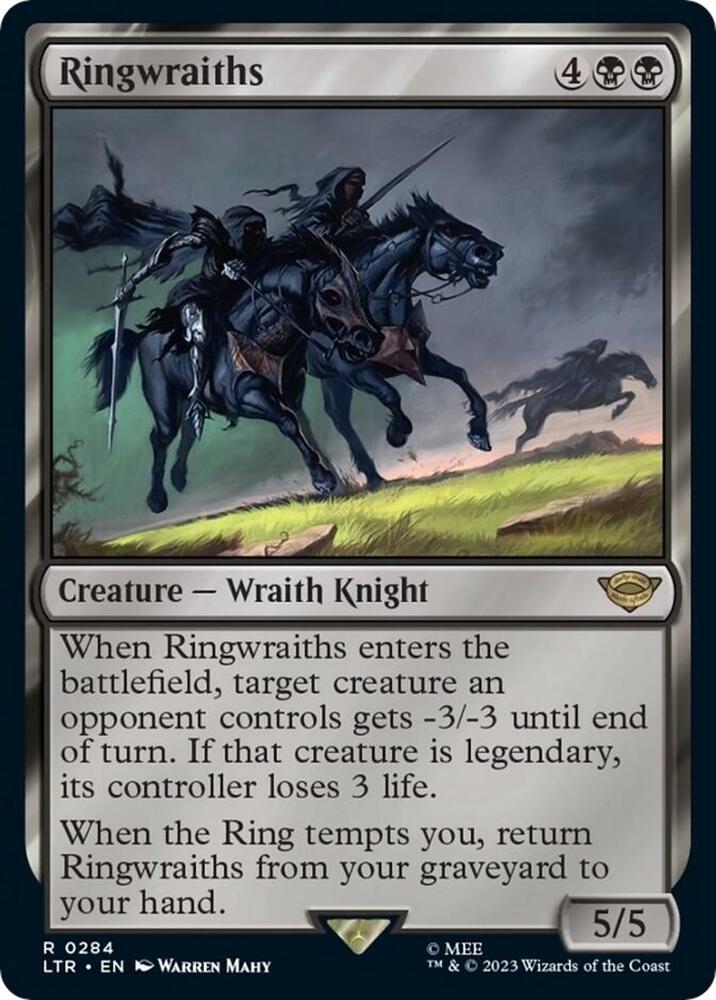 Ringwraiths 284 card from Universes Beyond: The Lord of the Rings: Tales of Middle-earth