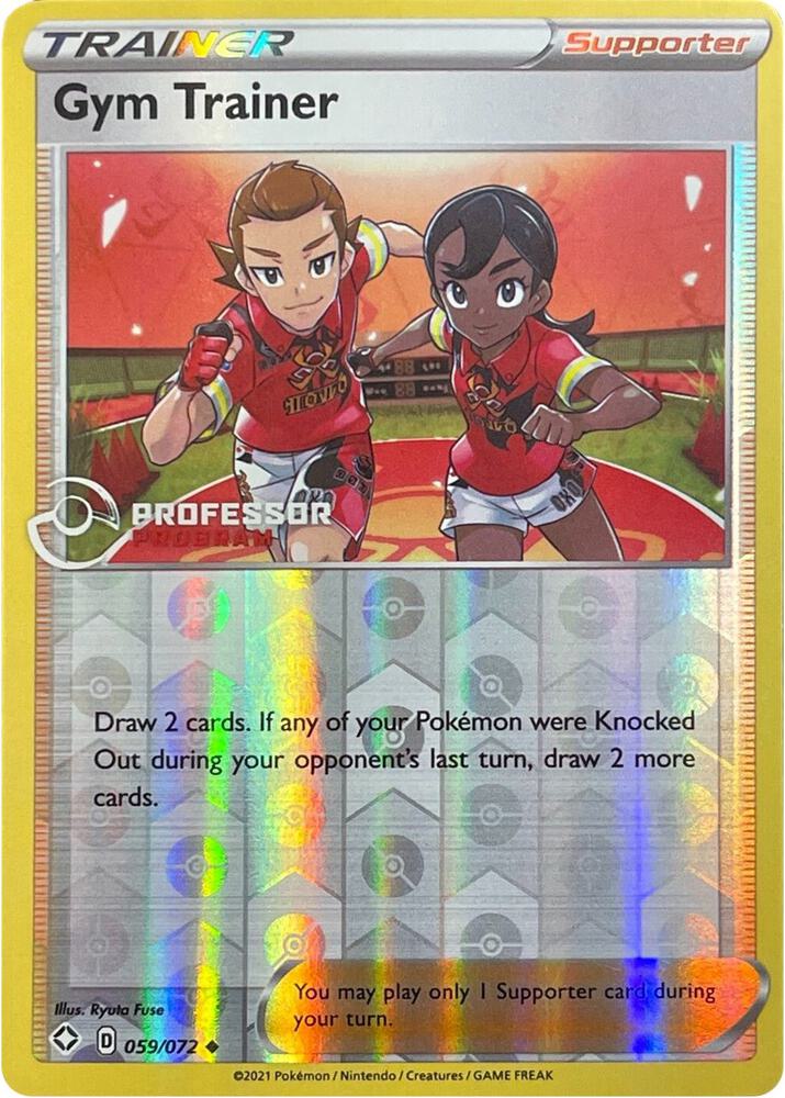 Gym Trainer (2022) 059/072 card from Professor Program Promos