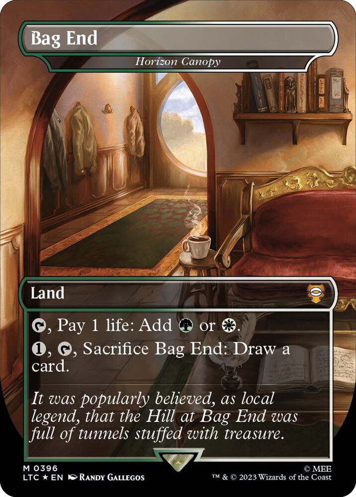 Bag End - Horizon Canopy (Borderless) (Surge Foil) 396 card from Commander: The Lord of the Rings: Tales of Middle-earth