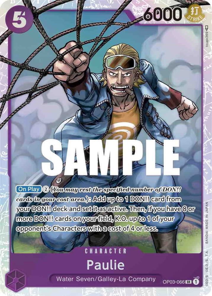 Paulie OP03-066 card from Pillars of Strength