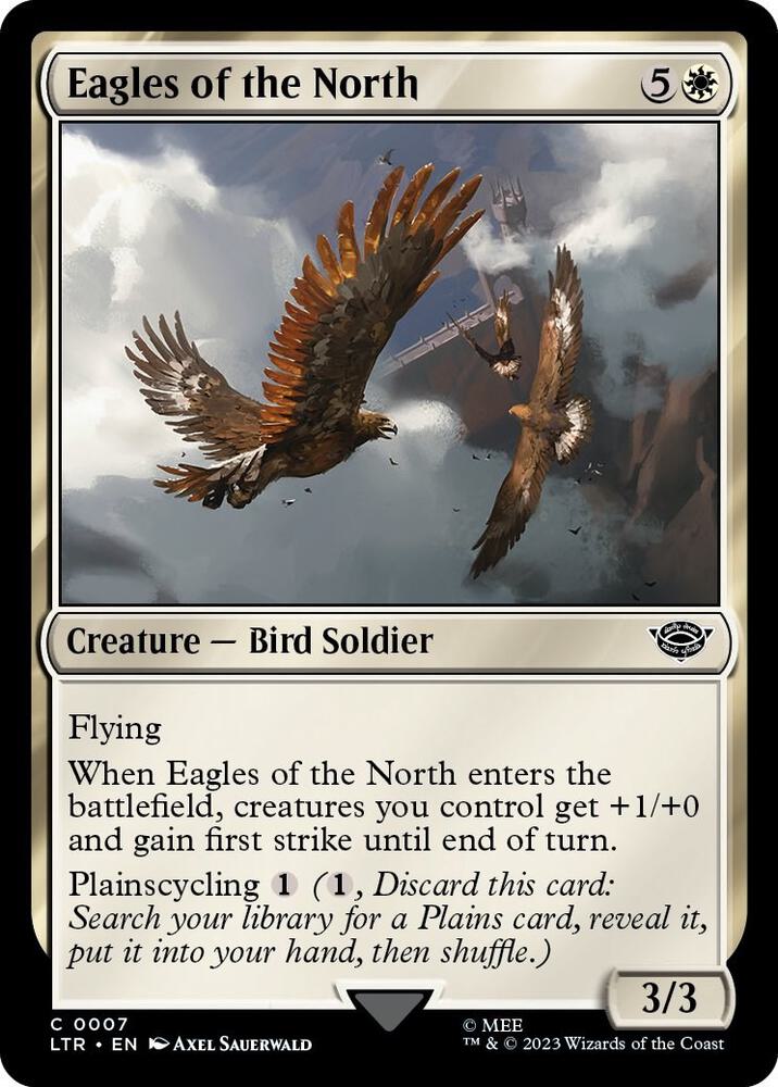 Eagles of the North 7 card from Universes Beyond: The Lord of the Rings: Tales of Middle-earth
