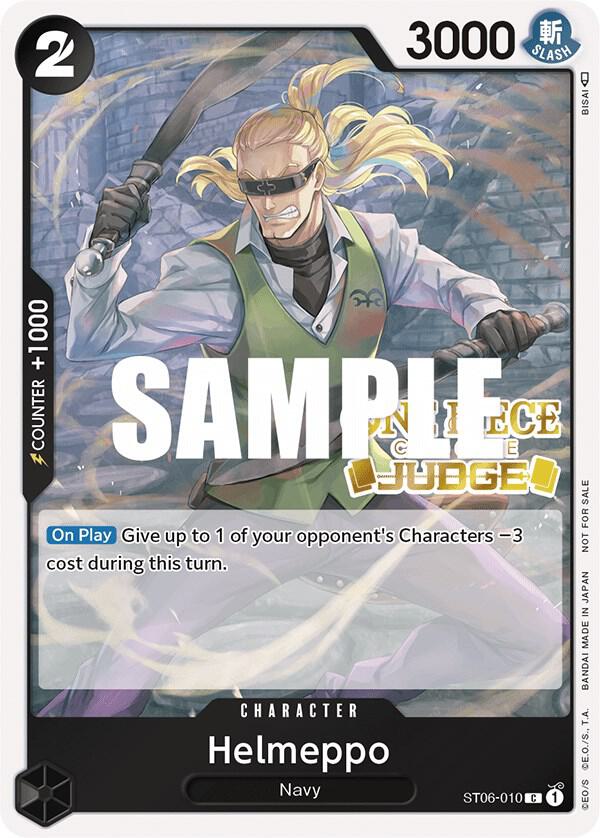 Helmeppo (Judge) ST06-010 card from One Piece Promotion Cards