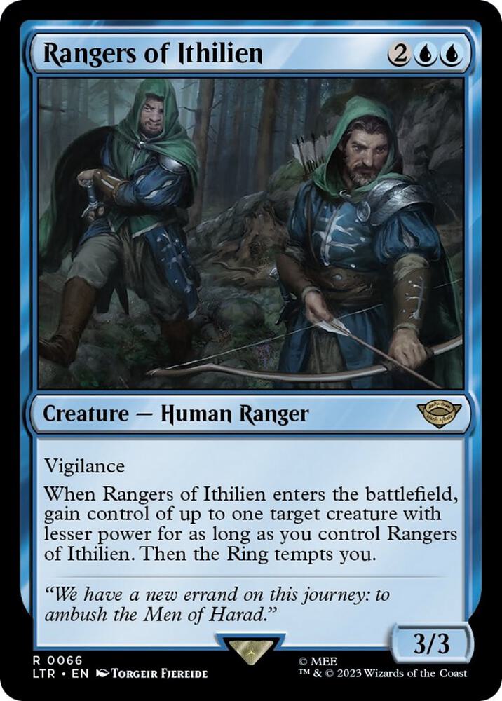 Rangers of Ithilien 66 card from Universes Beyond: The Lord of the Rings: Tales of Middle-earth