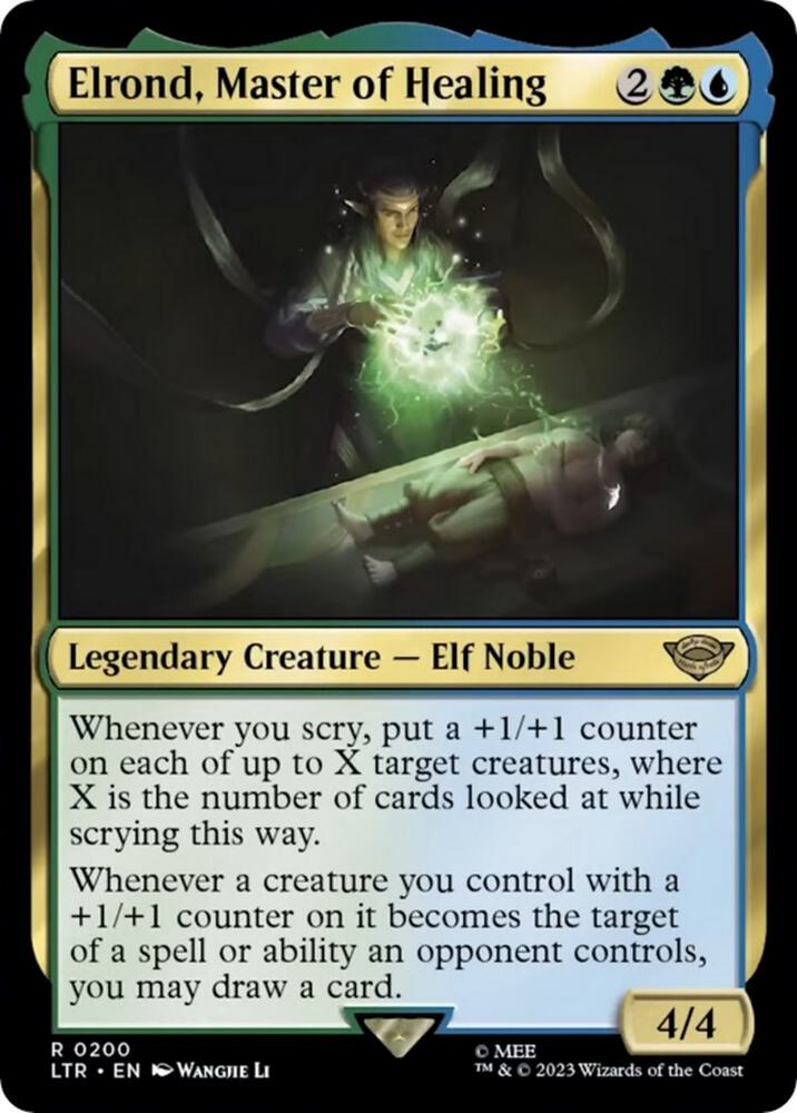 Elrond, Master of Healing 200 card from Universes Beyond: The Lord of the Rings: Tales of Middle-earth