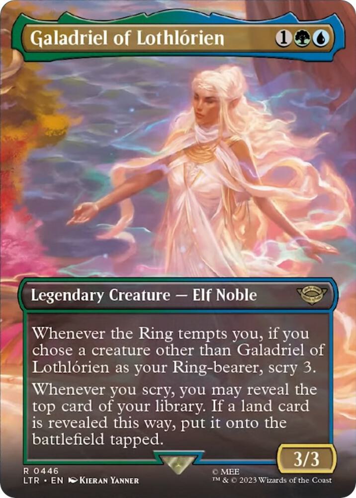 Galadriel of Lothlorien (Borderless) 446 card from Universes Beyond: The Lord of the Rings: Tales of Middle-earth