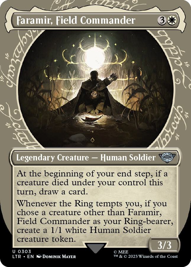 Faramir, Field Commander (Showcase) 303 card from Universes Beyond: The Lord of the Rings: Tales of Middle-earth