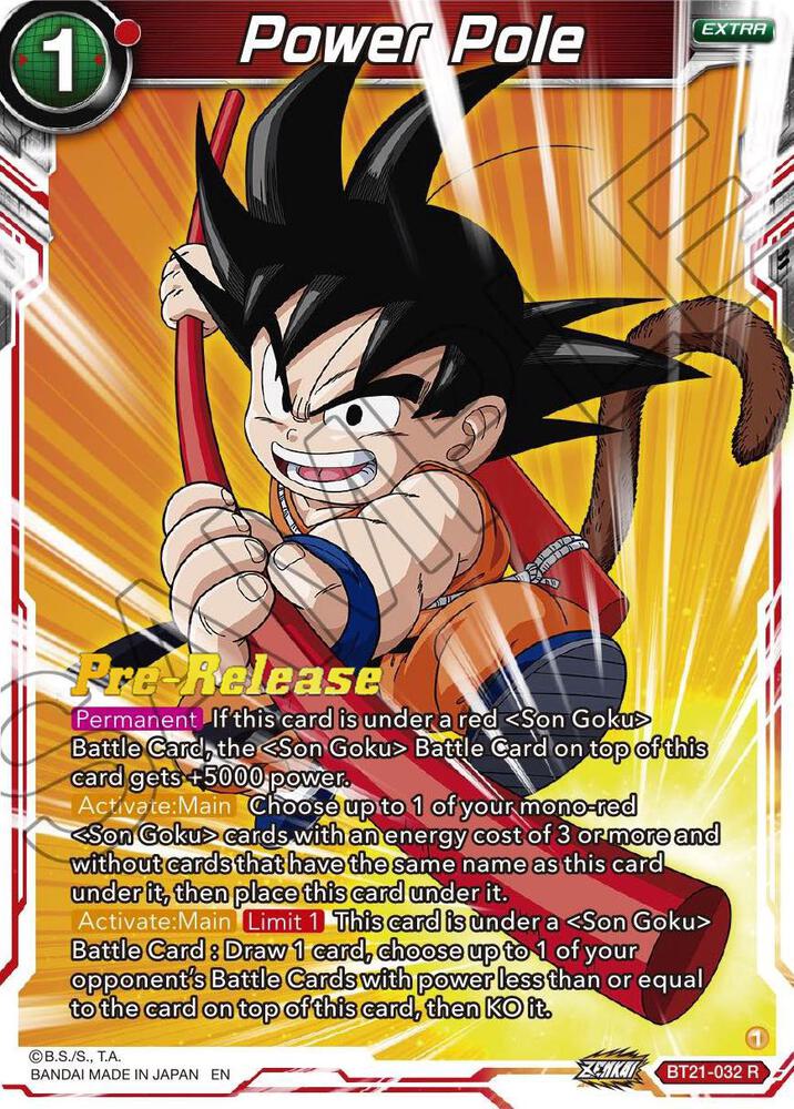 Power Pole BT21-032 card from Wild Resurgence Pre-Release Cards
