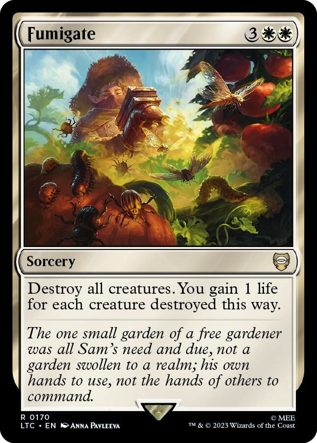 Fumigate 170 card from Commander: The Lord of the Rings: Tales of Middle-earth
