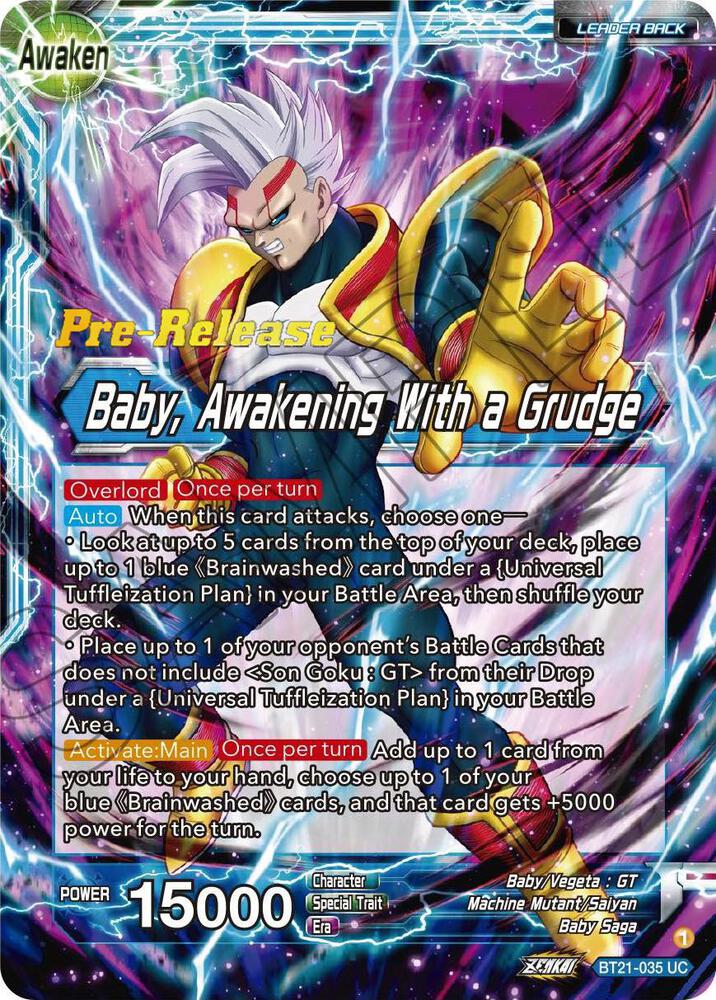 Baby // Baby, Awakening With a Grudge BT21-035 card from Wild Resurgence Pre-Release Cards