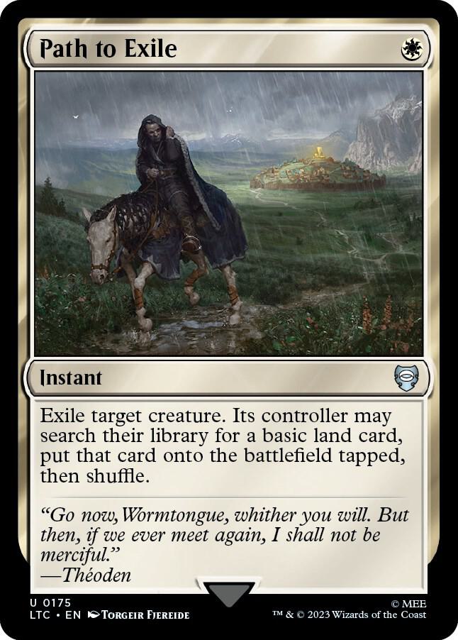 Path to Exile 175 card from Commander: The Lord of the Rings: Tales of Middle-earth