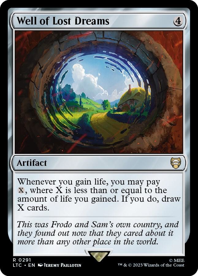 Well of Lost Dreams 291 card from Commander: The Lord of the Rings: Tales of Middle-earth
