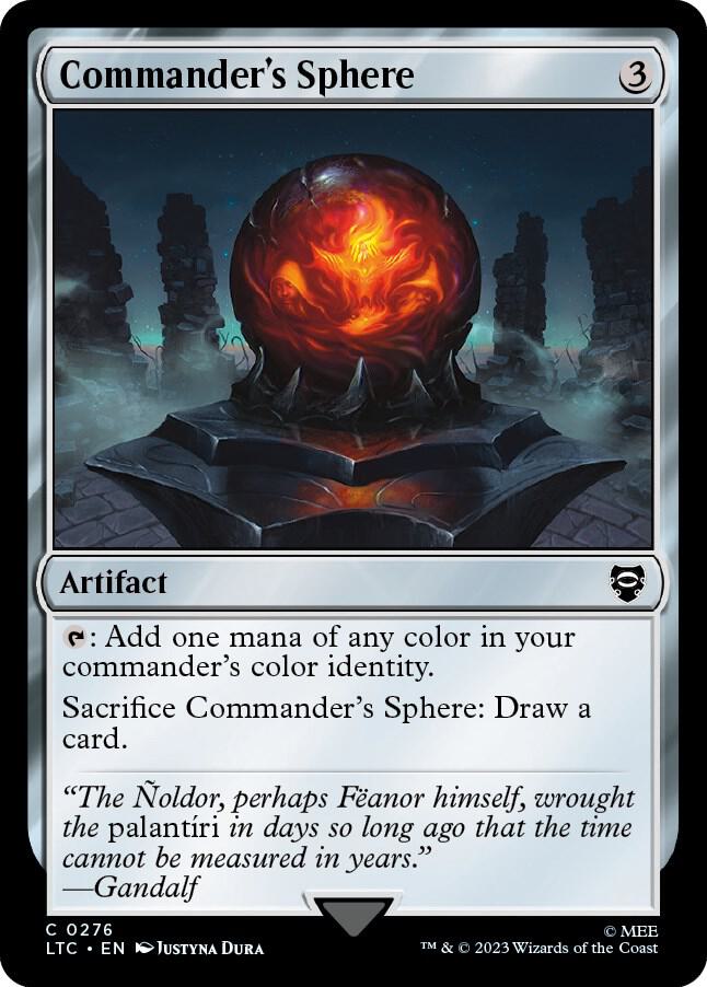 Commander's Sphere 276 card from Commander: The Lord of the Rings: Tales of Middle-earth