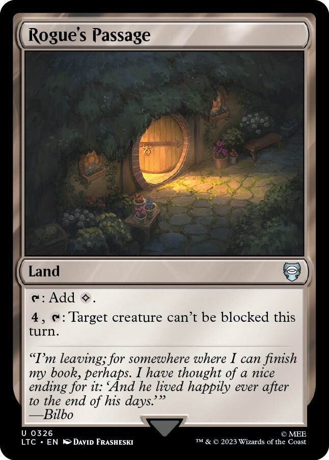 Rogue's Passage 326 card from Commander: The Lord of the Rings: Tales of Middle-earth