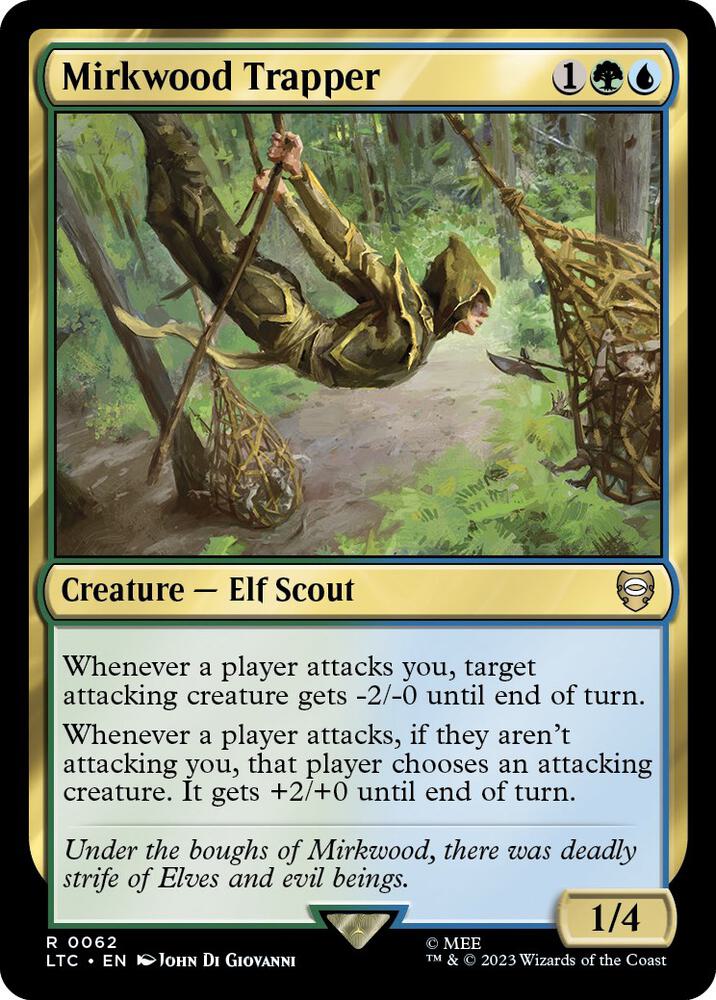 Mirkwood Trapper 62 card from Commander: The Lord of the Rings: Tales of Middle-earth