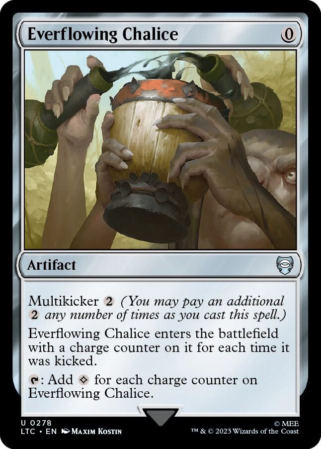 Everflowing Chalice 278 card from Commander: The Lord of the Rings: Tales of Middle-earth