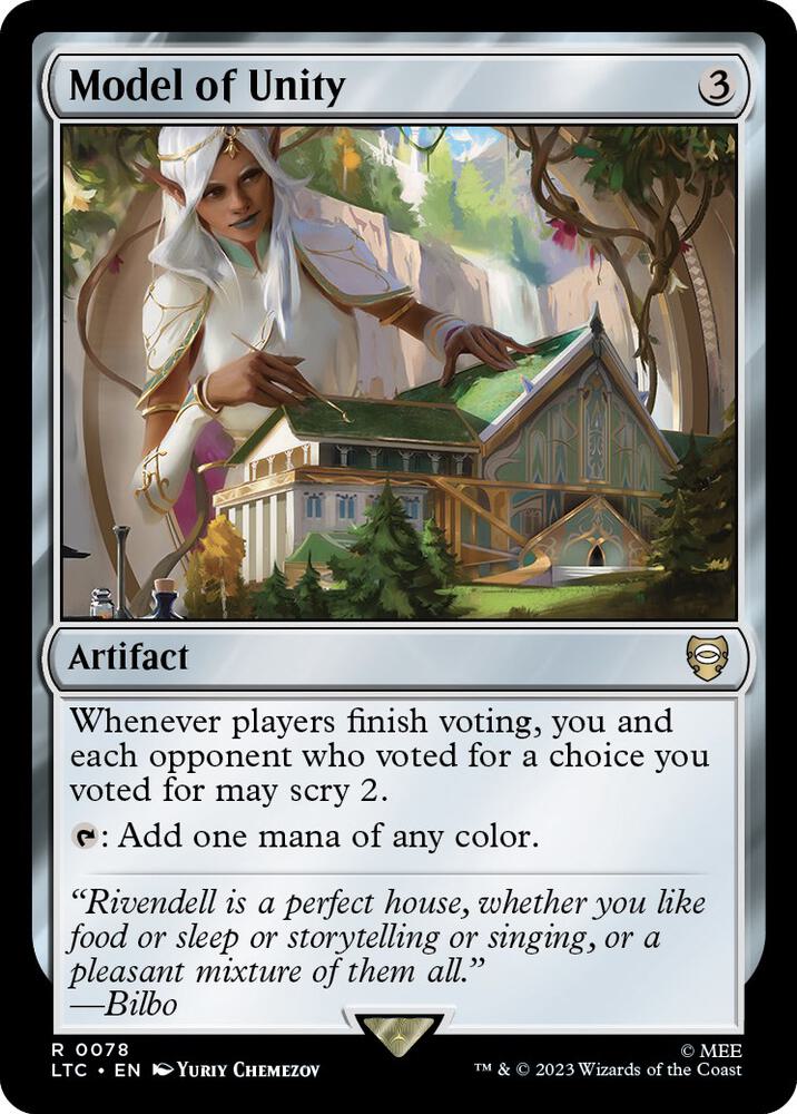 Model of Unity 78 card from Commander: The Lord of the Rings: Tales of Middle-earth