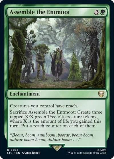 Assemble the Entmoot 36 card from Commander: The Lord of the Rings: Tales of Middle-earth