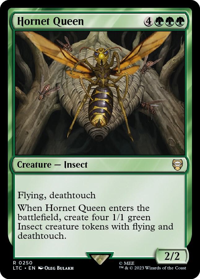 Hornet Queen 250 card from Commander: The Lord of the Rings: Tales of Middle-earth