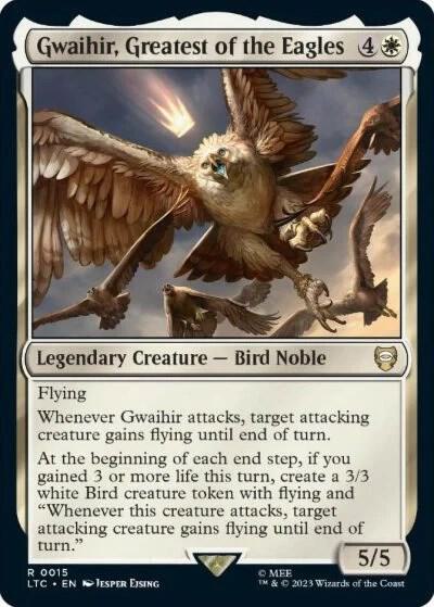 Gwaihir, Greatest of the Eagles 15 card from Commander: The Lord of the Rings: Tales of Middle-earth