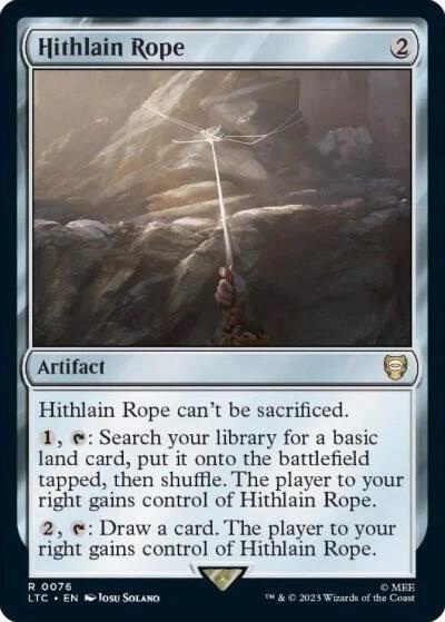 Hithlain Rope 76 card from Commander: The Lord of the Rings: Tales of Middle-earth