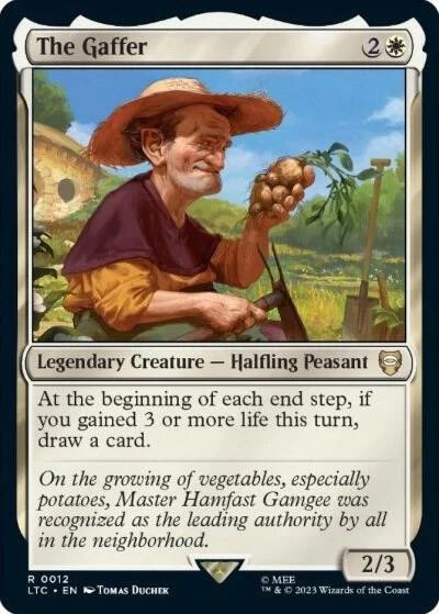 The Gaffer 12 card from Commander: The Lord of the Rings: Tales of Middle-earth