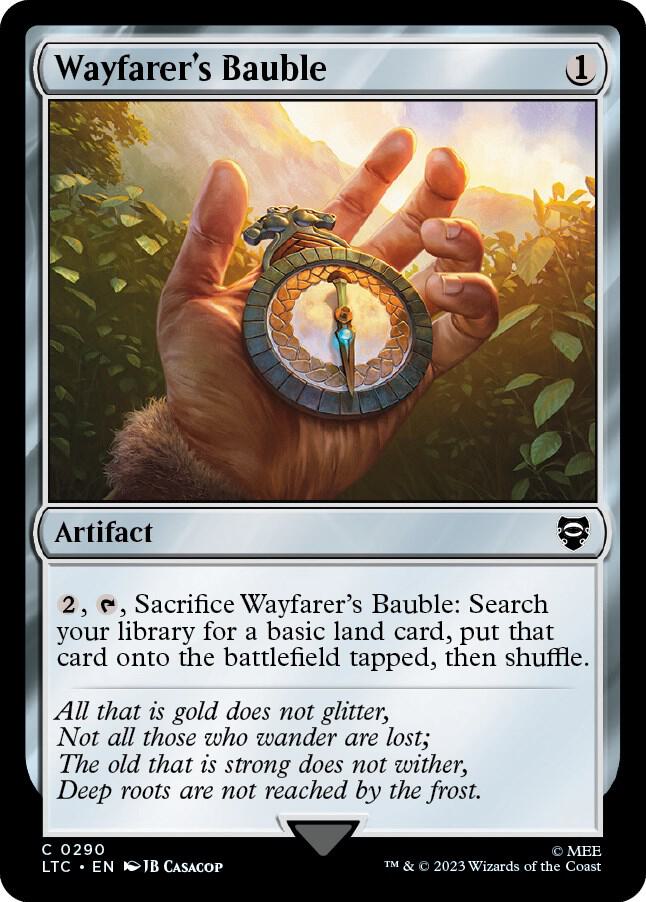Wayfarer's Bauble 290 card from Commander: The Lord of the Rings: Tales of Middle-earth