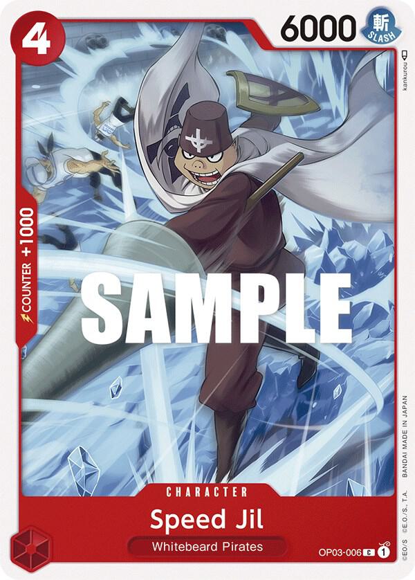 Speed Jil OP03-006 card from Pillars of Strength